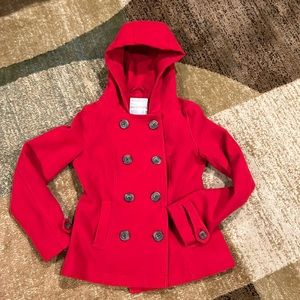 AEROPOSTALE SIZE SMALL WOOL PEA COAT